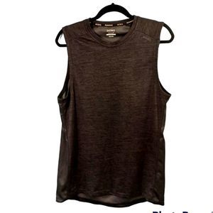 𝅺skora Running Black [Dark Gray] Sleeveless Athletic Top Sz  Lg